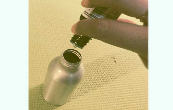 How To Make Yoga Mat Cleaning Spray Step three