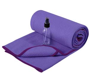 Heathyoga Non Slip Yoga Towel