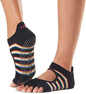 Toesox Womens Bellarina Half Toe Socks