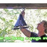How to hang a yoga swing
